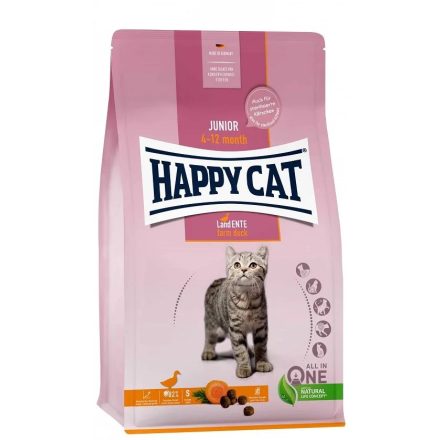 Happy Cat Junior Gabonamentes Kacsa 1,3kg 