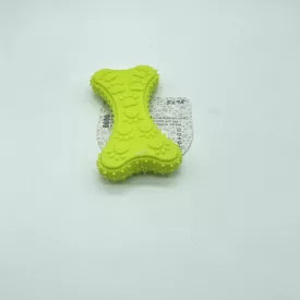 Tappancsos gumicsont kutyajáték- 10cm - zöld