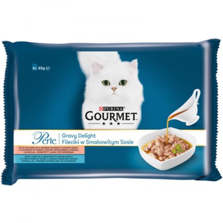 12x Gourmet Perle 4x85g Lazac + Tonhal Szósz Alutasak