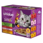 4x Whiskas Tasty Mix Chef's Choice Vegyes válogatás Mártásban Alutasakos macskaeledel 12x85g