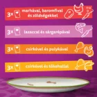 4x Whiskas Tasty Mix Chef's Choice Vegyes válogatás Mártásban Alutasakos macskaeledel 12x85g