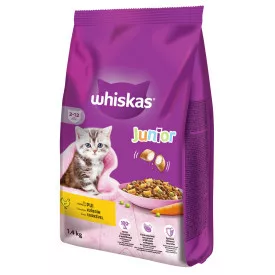 6x Whiskas száraz 1,4kg Junior Csirke