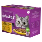 4x Whiskas Baromfi válogatás Mártásban Alutasakos macskaeledel 12x85g