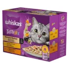 4x Whiskas Tasty Mix Creamy Creations Vegyes válogatás Mártásban Alutasakos macskaeledel 12x85g