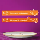 4x Whiskas Tasty Mix Creamy Creations Vegyes válogatás Mártásban Alutasakos macskaeledel 12x85g