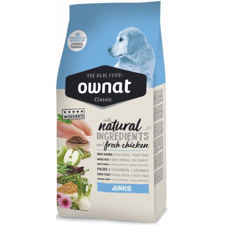 Ownat Dog Classic 15kg Junior Csirke