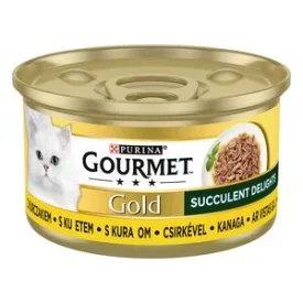 12x Gourmet Gold 85g Succulent Delights Csirke (599)