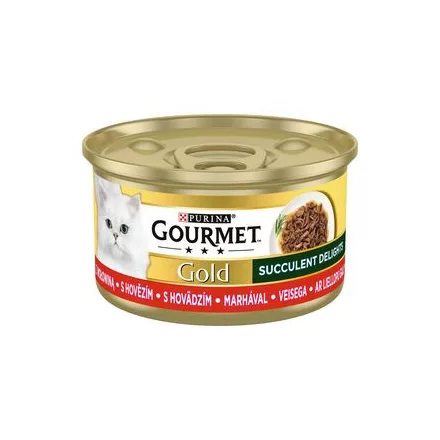 12x Gourmet Gold 85g Succulent Delights Marha (636)