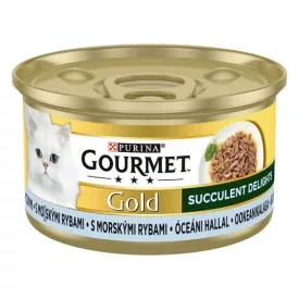 12x Gourmet Gold 85g Succulent Delights Óceáni Hal (650)