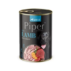   24x Piper 400g Bárány, Répa és Barna rizs 65% hústartalom Kutyakonzerv