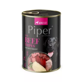 24x Piper 400g Marhapacal 65% hústartalom Kutyakonzerv