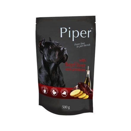 Piper 500g Marhamáj és Burgonya 65% hústartalom Kutya alutasakos