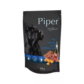   10x Piper 500g Bárány, Répa és Barna rizs 65% hústartalom Kutya alutasakos