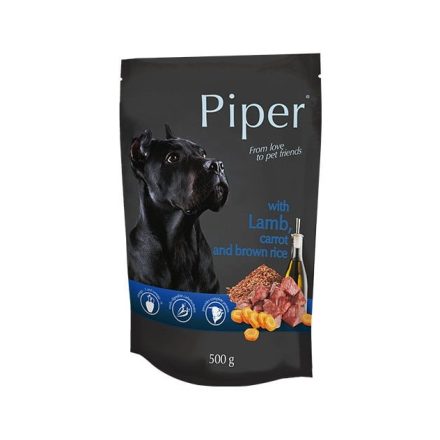 Piper 500g Bárány, Répa és Barna rizs 65% hústartalom Kutya alutasakos