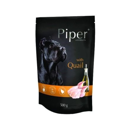 Piper 500g Fürj 65% hústartalom Kutya alutasakos