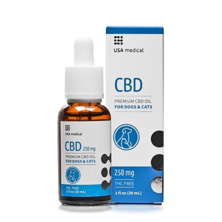 USA medical CBD Olaj 250 mg | 30 ml kutyáknak és macskáknak