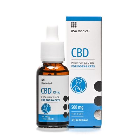 USA medical CBD Olaj 500 mg | 30 ml kutyáknak és macskáknak