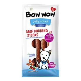   9x BOW Snack kolbász marha-kollagén-csipkebogyó-vörösáfonya 6db F436K