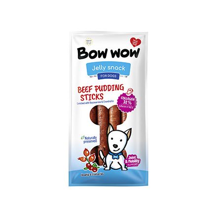 BOW Snack kolbász marha-kollagén-csipkebogyó-vörösáfonya 6db F436K