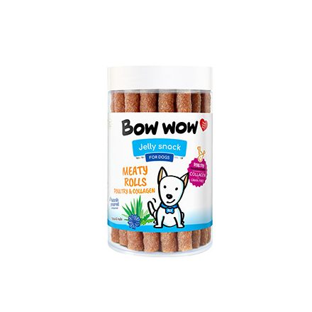 9x BOW Húsos rolád baromfi-kollagén 17db BW224