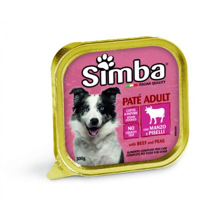 18x Simba Dog 300g Marha+Borsó  Alutálca