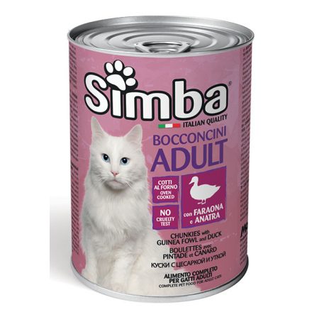 24x SIMBA Cat 415g gyöngytyúk-kacsa