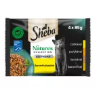 Sheba Nature's Collection Baromfiválaszték Aszpikban Alutasakos macskaeledel 4x85g DJ44D/FD91J
