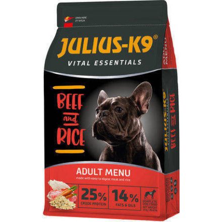 JULIUS-K9 HighPremium 12kg ADULT Vital Essentials Marha és Rizs