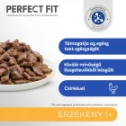 12x Perfect Fit 85g Sensitive alutasakos macskaeledel csirkével mártásban