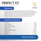 12x Perfect Fit 85g Indoor alutasakos macskaeledel csirkével és borsóval mártásban