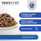 12x Perfect Fit 85g Indoor alutasakos macskaeledel csirkével és borsóval mártásban
