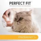 13x Perfect Fit 4x85g Sensitive alutasakos macskaeledel csirkével és lazaccal felnőtt macskák számára