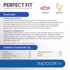13x Perfect Fit 4x85g Indoor alutasakos macskaeledel lazaccal és zöldséggel