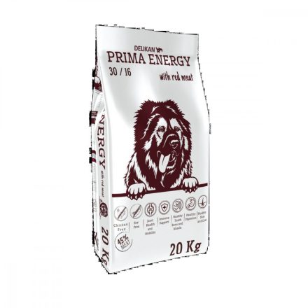 Prima Energy 20kg  (Baromfi mentes, vörös húsokból készül)