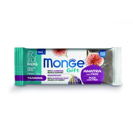 16x Monge Gift Training - Kacsa és füge 100g  jutalomfalat kutyáknak