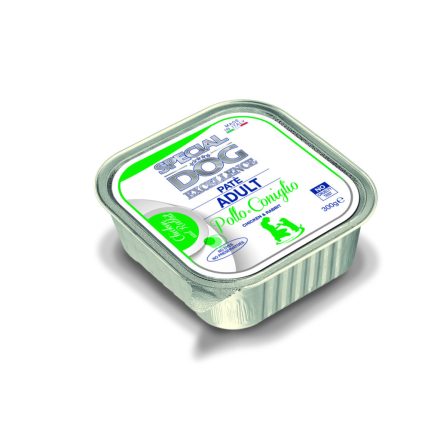 18x Special Dog Excellence 300g Pate Csirke+Nyúl Alutálca