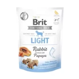   10x Brit Care Functional Snack 150g Light Nyúllal és papajával