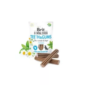   10x Brit Dental Stick 251g (7db) Teeth & Gums Kamillával és zsályával