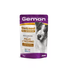 24x Gemon Dog Alutasak 100g STERIL Csirke & Pulyka
