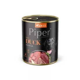   12x Piper 800g Kacsa és Körte 65% hústartalom Kutyakonzerv
