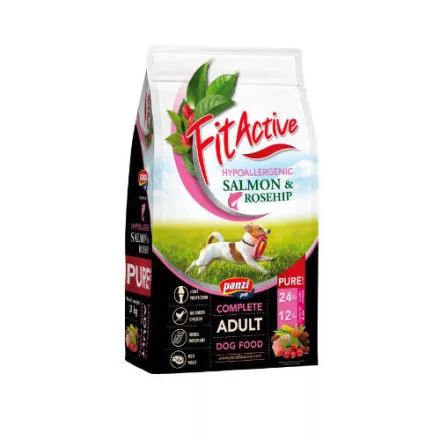 FitActive PURE 3kg Hypoallergenic Lazac - Csipkebogyó