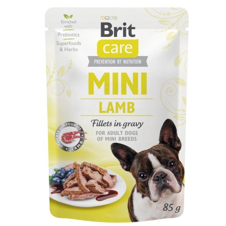 Brit Care Mini Lamb Fillets Szószban 85g