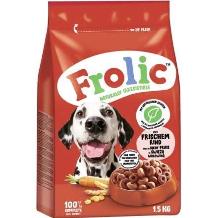 4x Frolic 1,5kg Marha & Zöldség