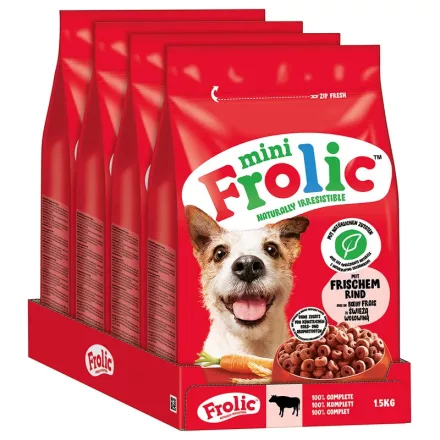 4x Frolic 1,5kg Marha & Zöldség