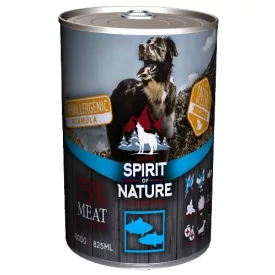   Spirit of Nature Hipoallergén KUTYA konzerv 800g Tonhal és Lazac