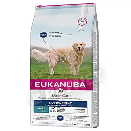 EUKANUBA Daily Care 12kg száraz kutyatáp Csirkés Túlsúlyos nagy termetű kutyáknak