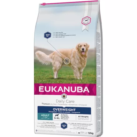 EUKANUBA Daily Care 12kg száraz kutyatáp Túlsúlyos és Ivartalanított kutyáknak