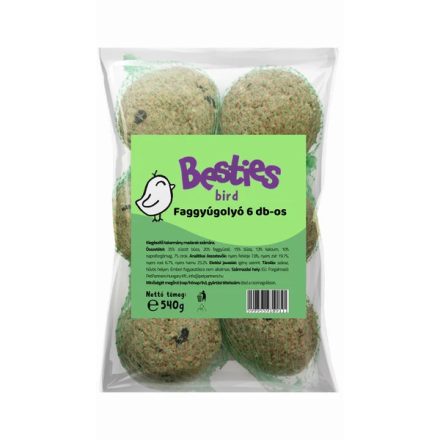 20x Besties cinkegolyó 90g - (6db-os)