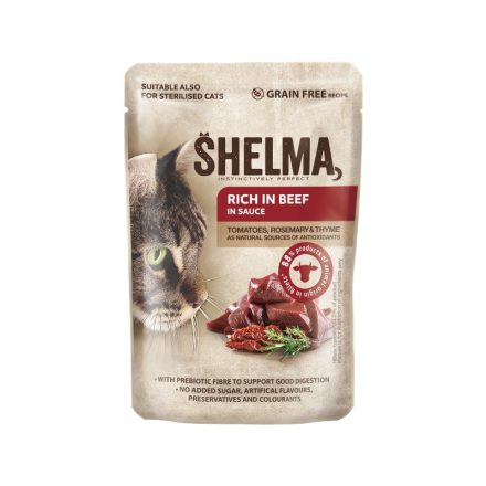 28x Shelma Cat marhahús paradicsom gyógynövények mártásban 85g
