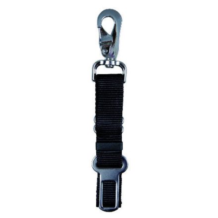 Trixie Safety Belt - Biztonsági övcsatba csatlakoztatható rövid póráz - S-M - (45-70cm/25mm)